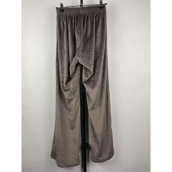 Skims Velour Velvet Wide Leg High Rise Pull-On Pants in‎ Sienna Women's Size XXS - Picture 2 of 7